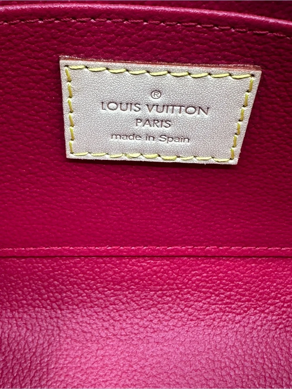 Louis Vuitton Red & Purple Monogram Cosmetic Pouch